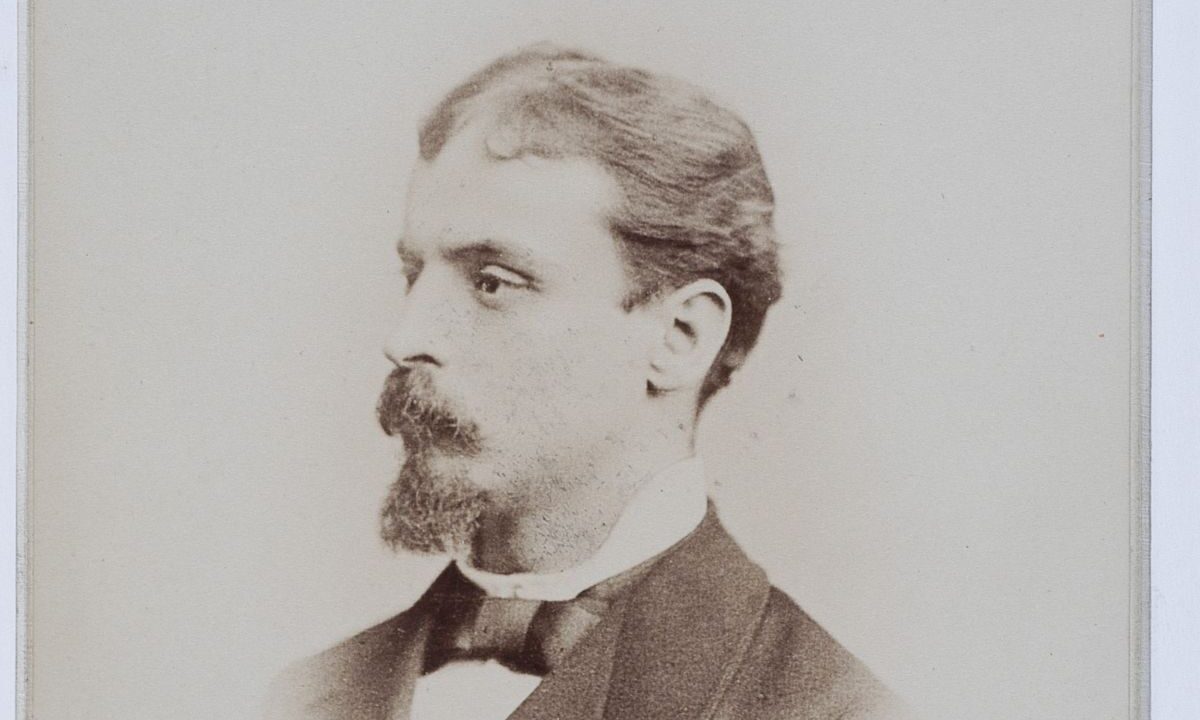 Henryk Sienkiewicz – fotograficzny portret z profilu, ok. 1900 r., fot. Jan Mieczkowski